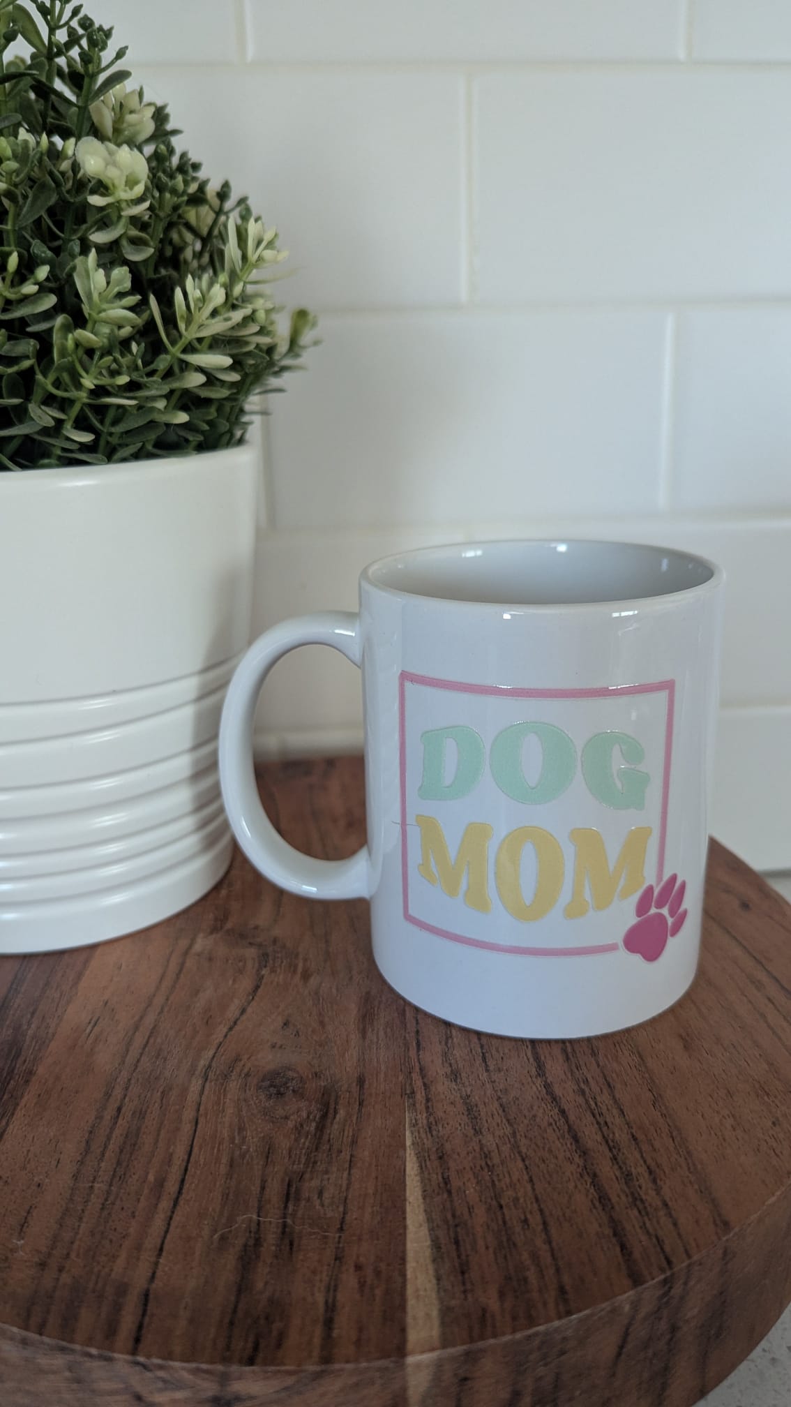 Pastel Dog Mom Mug