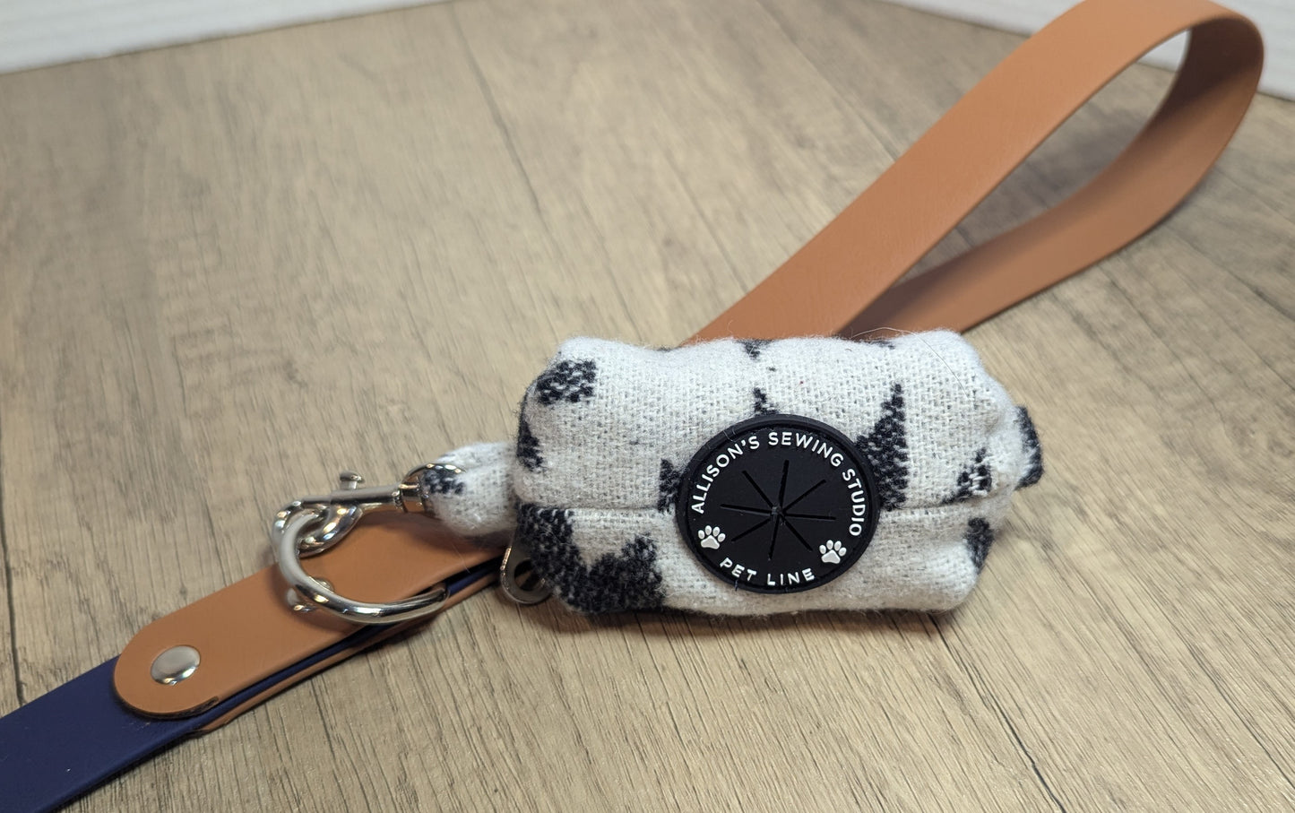 White and Black Wool Aztec