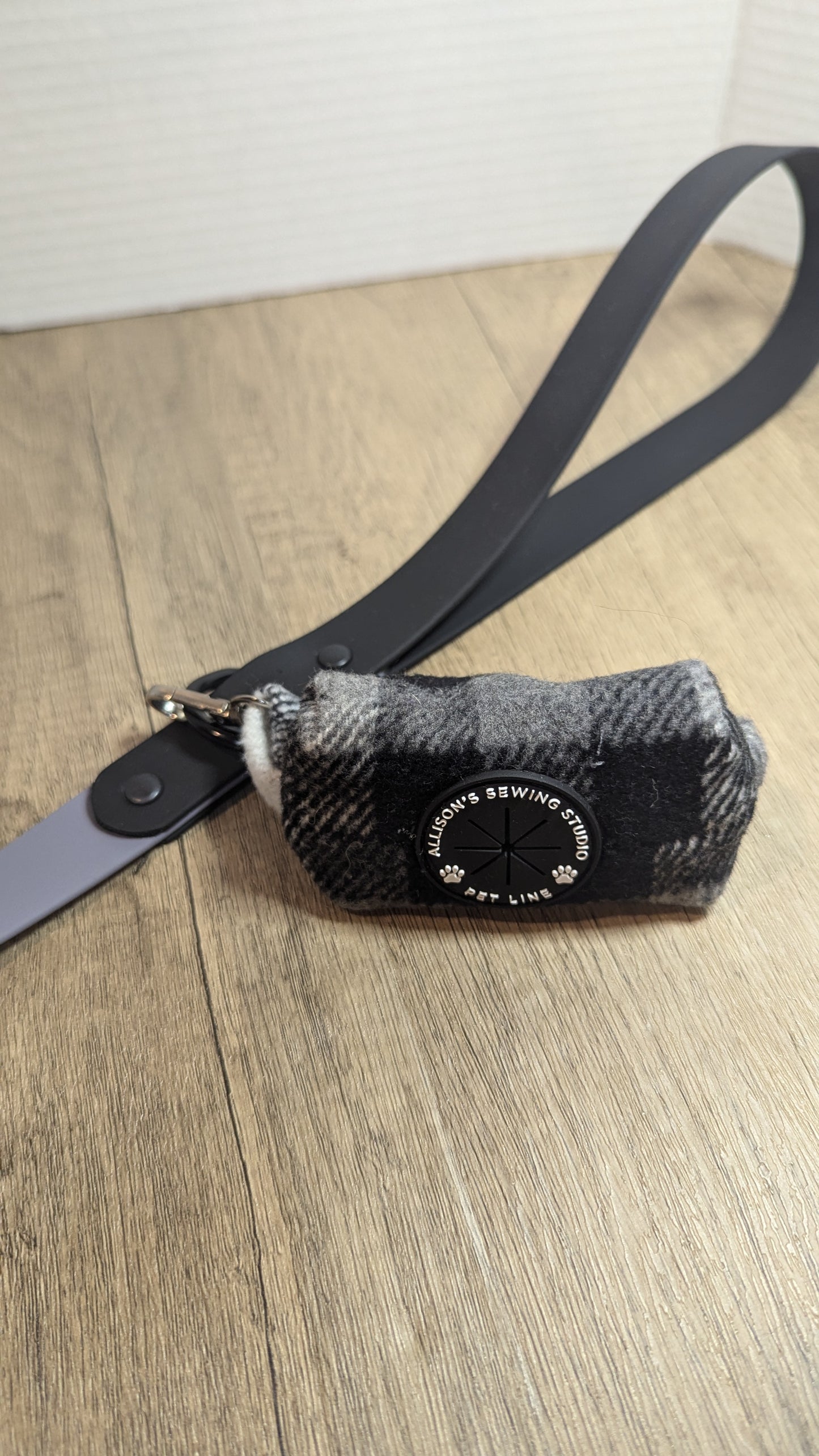 Black and Grey wool plaid