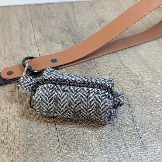 Brown wool Herringbone