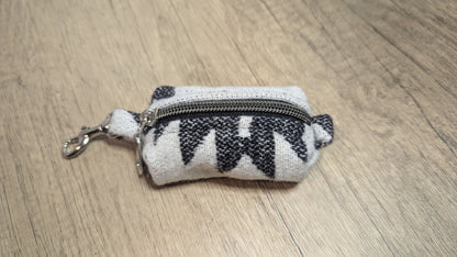 White and Black Wool Aztec