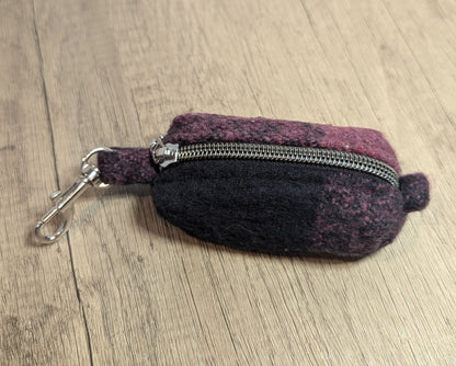 Maroon wool Buffalo Plaid