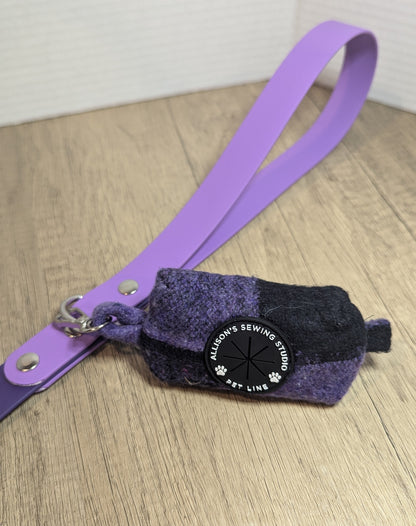 Purple wool Buffalo Plaid