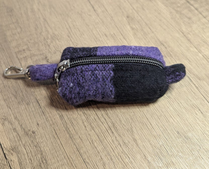 Purple wool Buffalo Plaid