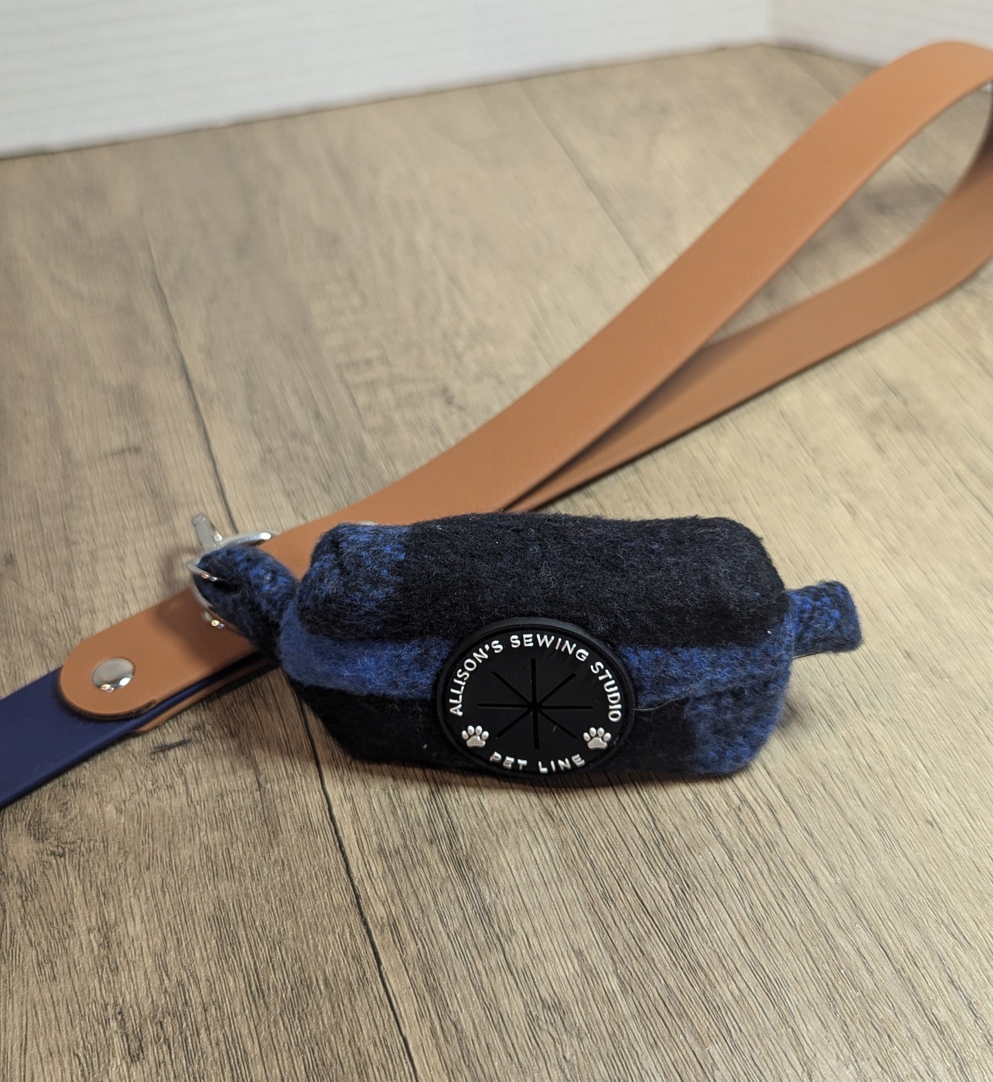 Blue wool Buffalo Plaid