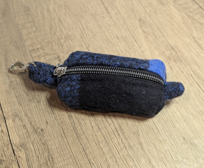 Blue wool Buffalo Plaid