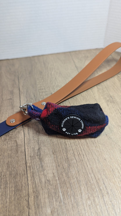 Red and Blue Wool Plaid