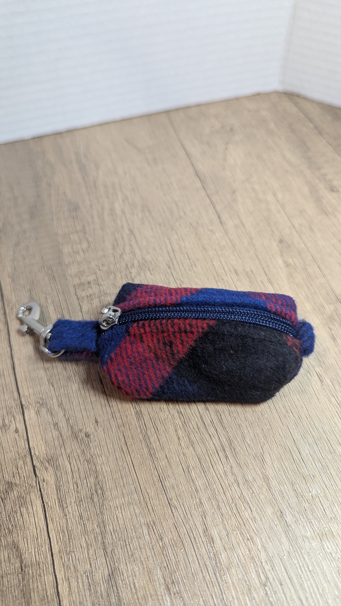 Red and Blue Wool Plaid