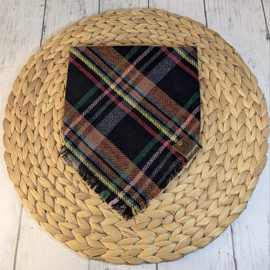 Black and Orange Plaid