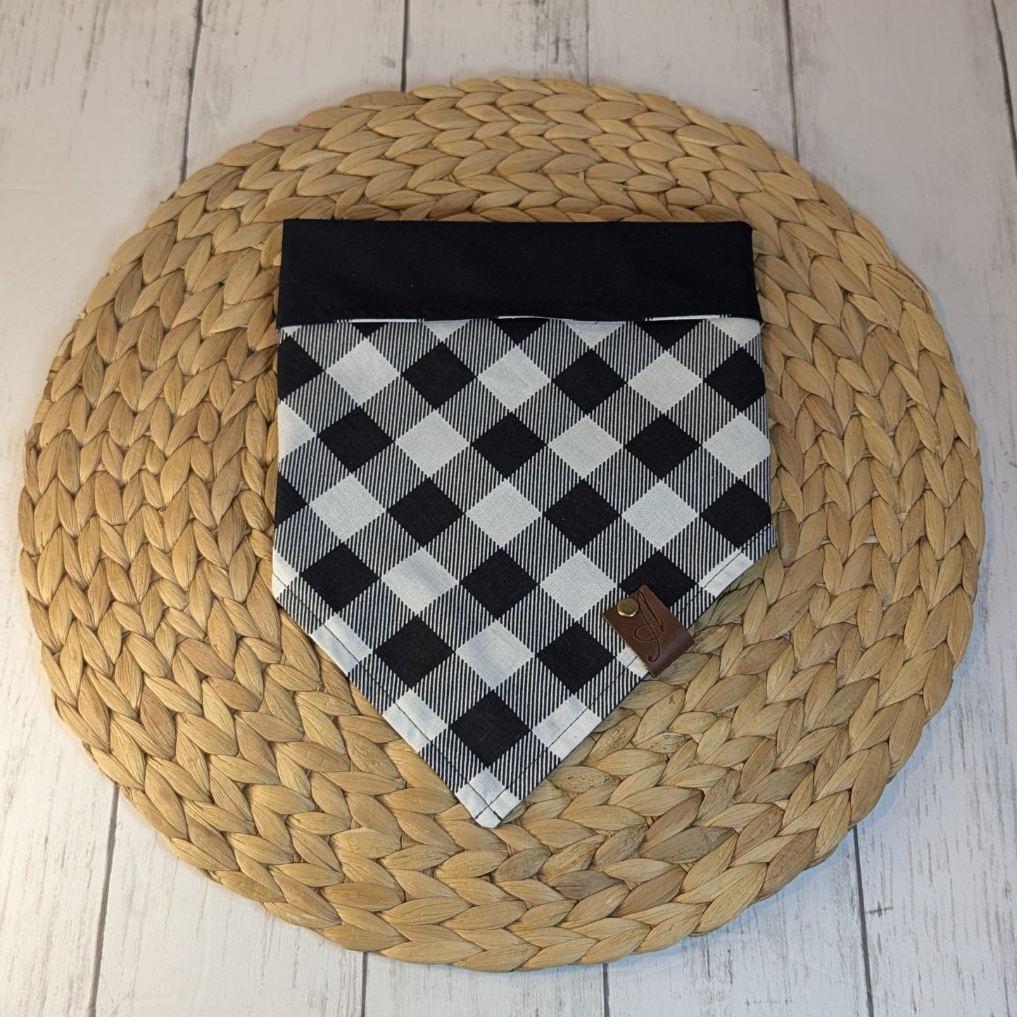 White and Black Buffalo Plaid