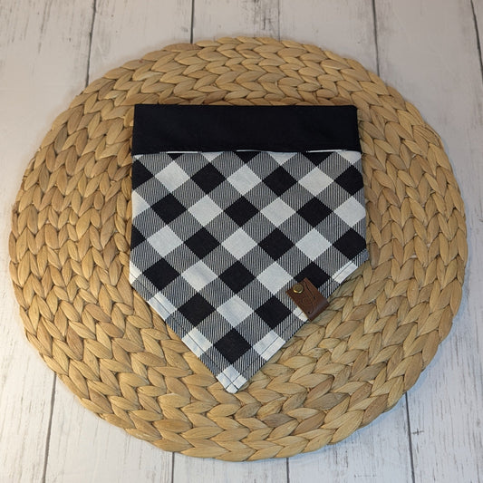 White and Black Buffalo Plaid