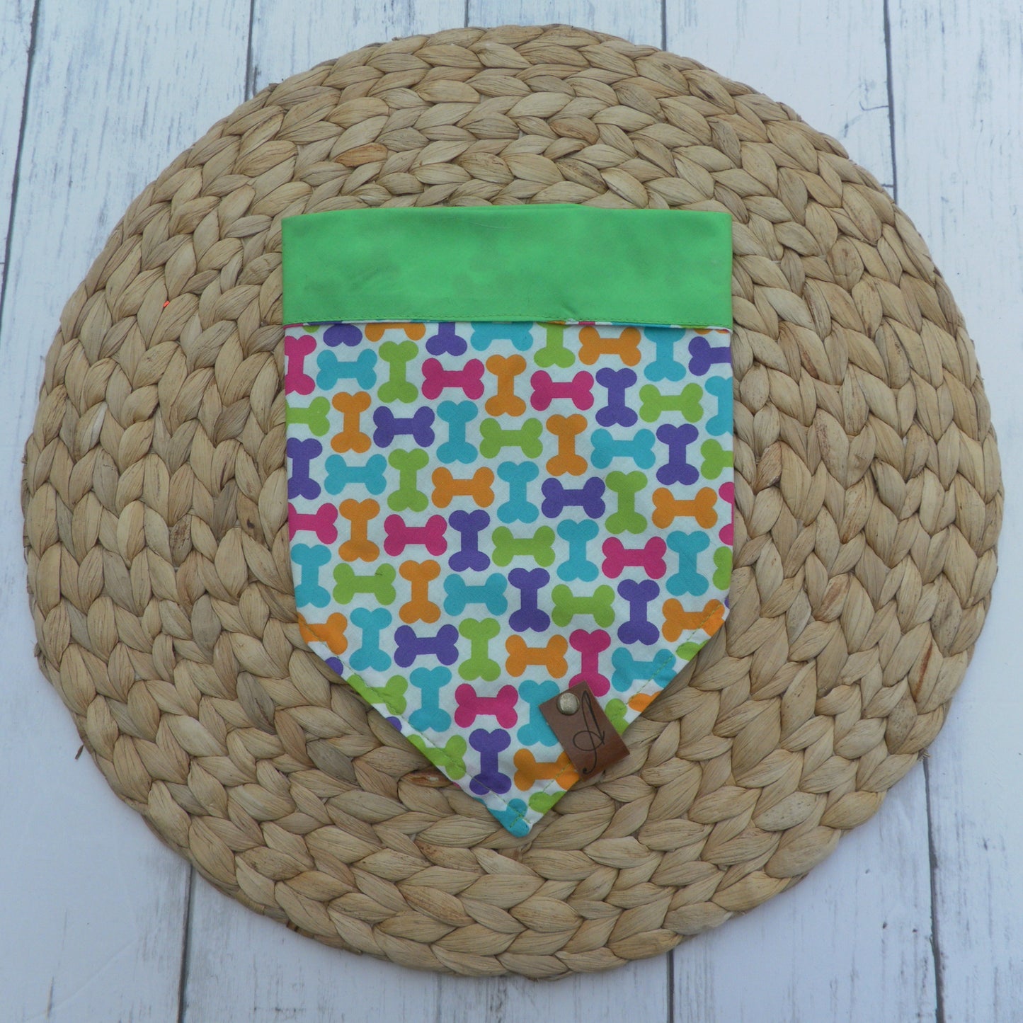 Colourful Dog Bones Cotton Bandana